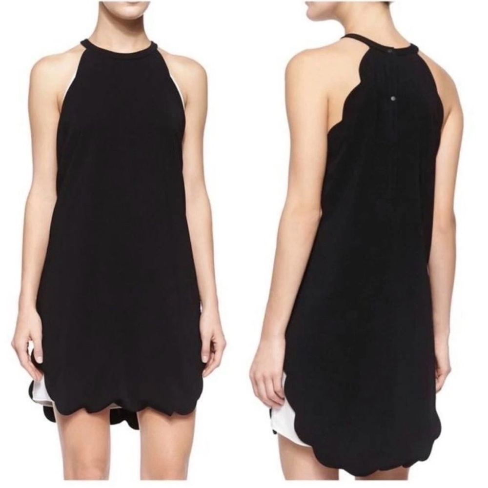 A.L.C. Alexis Halter Scalloped Hem Dress Size 2